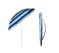 [VARI COLORI] OMBRELLONE SPIAGGIA ANTIVENTO Ø 180 CM CON 8 STECCHE MARE - 950