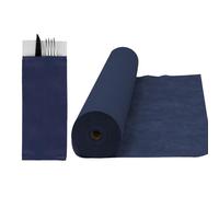 VARI COLORI RUNNER DA TAVOLO 40cm x 24mt STRISCIA + 100 BUSTE PORTAPOSATE 11x25
