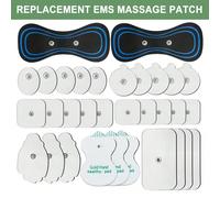 Vari formati e dimensioni di elettrodi, Pad adesivi in gel di ricambio da 3,5 mm per TENS, Patch per stimolatore muscolare EMS, Accessori per massaggiatori 10 pezzi 3x4 cm#179,20 pezzi 3x4 cm#179,10 p