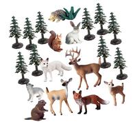 Vari modelli animali, gioco fantasioso per i bambini | lunga durata per l ' uso in giochi educativi per la famiglia, miniature animali selvatici con
