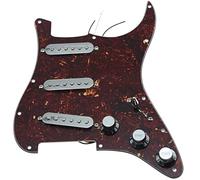 Vari Precablati Caricati SSS. Prewibred St Per PickGuard Con Parti Di Ricambio Per Chitarra Per Pickup Pickup chitarra precablati (Color : Vintage Tortoise-CR)