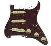 Vari Precablati Caricati SSS. Prewibred St Per PickGuard Con Parti Di Ricambio Per Chitarra Per Pickup Pickup chitarra precablati (Color : Vintage Tortoise-IV)