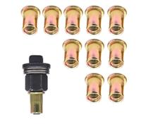 Vari rivetti a mano strumento dado in lega di alluminio adatto per ristrutturazioni domestiche Riparazione auto lavorazione dei metalli e piccola produzione Strumento rivetto testa sostituibile