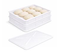 [VARI SET] Cassetta Con Coperchio Contenitore Impasto Panetti Pizza 30x40x10 cm