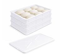 [VARI SET] Cassetta Con Coperchio Contenitore Impasto Panetti Pizza 60x40x10 cm