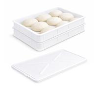 [VARI SET] Cassetta Con Coperchio Contenitore Impasto Panetti Pizza 60x40x10 cm