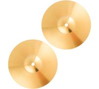 Vari set di piatti per batteria 2 pezzi Piatti con supporto Percussioni Batteria Ricambio Jazz Accessori Robusto Ottone