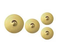 Vari set di piatti per batteria Parti In Lega Per Piatti Crash Per Batteria Jazz Piatti Tradizionali Dorati Piatti Ride Hi-hat(4 18 Inch)