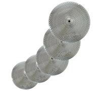 Vari set di piatti per batteria Piatto Silver Mute 14 HH+16 Crash+18 Crash+20 Ride Bag