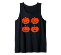 Vari Stati d'animo Jack O Lantern per Halloween Canotta