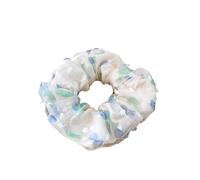 Vari stili di elastici for capelli con fiori spezzati in tessuto, accessori for capelli, elastici for capelli stampati(Double yarn style)