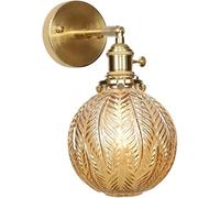Vari Stili di lampade da Parete, Applique da Parete Moderna con Interruttore, Applique da Parete a LED per Bagno, Paralume in Vetro, apparecchi di Illuminazione per Interni per Camera da Letto, c