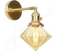 Vari Stili di lampade da Parete, Applique da Parete Moderna con Interruttore, Applique da Parete a LED per Bagno, Paralume in Vetro, apparecchi di Illuminazione per Interni per Camera da Letto, c