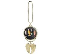 Vari tipi di esche da pesca ornamento da appendere per auto ciondolo specchietto retrovisore regali fortunati ornamento da appendere divertente ciondolo per auto per ufficio decorazione domestica in