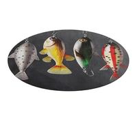 Vari tipi di esche da pesca, tappeto rotondo morbido assorbente tappetino da bagno ingresso antiscivolo tappeto fattoria tappetino anteriore posteriore 90 x 90 cm per camera da letto soggiorno
