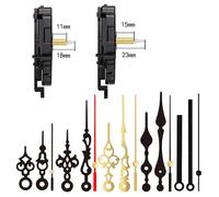 Varia collezione di meccanismi a pendolo e componenti eleganti per orologi