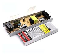 Variable DC Power Supply Ultra Thin LED Power Supply, DC 12V 24V Lighting, 60W 100W 150W 200W 300W 400W AC185-240 Driver, for LED Strip Lights Power Supply Adjustable(12V,100W) Voltage Regulator