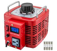 Variac Trasformatore Variabile Regolatore di Tensione AC Convertitore 500VA-3000VA Bobina Rame Integrata for Alimentazione Garantire la Stabilità(3KVA LCD Screen)