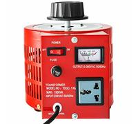 Variac Trasformatore Variabile Regolatore di Tensione AC Convertitore 500VA-3000VA Bobina Rame Integrata for Alimentazione Garantire la Stabilità(1KVA Meter)