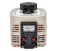 Variac Trasformatore variabile Regolatore di tensione CA Trasformatore Convertitore 500VA-3000VA Bobina di rame incorporata for alimentazione(500VA Meter-Gray)