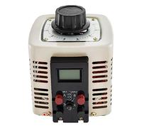 Variac Trasformatore variabile Regolatore di tensione CA Trasformatore Convertitore 500VA-3000VA Bobina di rame incorporata for alimentazione(2KVA LCD Screen-Gray)