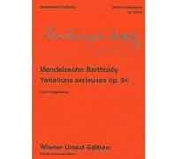 Variations sérieuses: Edited from the sources by Michael Kube. Fingerings and Notes on Interpretation by Peter Roggenkamp.. op. 54. piano.