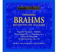 variations sur un theme de paganini, op.35 - balades op.10 - sonate pour piano n°1 op.1 - scherzo op