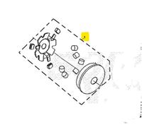 VARIATORE PULEGGIA PRIMARIA COMPLETA SYM SYMPHONY 125 2024 XF12W1-IT