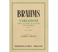 Variazioni sopra un tema di Paganini op. 35 per pianoforte. Revisione Cortot