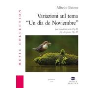Variazioni sul tema «un dia de noviembre». Partitura