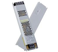 VARICART Trasformatore LED 24V 150W 6.25A, Alimentatore Switching Stabilizzato IP20 Slim, Driver AC110/220V a DC 24V per Strisce e Lampadine