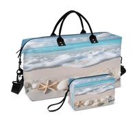 Varie conchiglie da viaggio borsa da palestra yoga borse da viaggio per uomo donna borsa da weekend, Varie conchiglie, Taglia unica, Borsone da viaggio