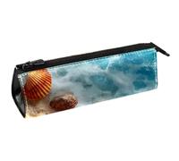 Varie conchiglie estate spiaggia penna borsa cancelleria sacchetto matita sacchetto cosmetico sacchetto compatto cerniera borsa