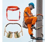 Varie Misure di Punte per Arrampicata su Pali/Alberi e Set di imbracature, Set per Arrampicata su Pali elettrici Alti, Tavole per Arrampicata di Sopravvivenza nella Giungla (500 mm/19,6 poll