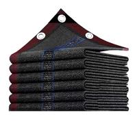 Varie Misure Rete Parasole Colore Nero Rete Ombreggiante con Occhielli 95% Resistente Raggi Uv per La Protezione Delle Piante Fienile Canile(6.0x8.0m/19.7x26.2ft)