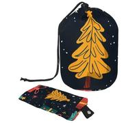 Varie stelle scintille e fiocchi di neve 1 borsa cosmetica con mini sacchetto con cerniera borsa da toilette da viaggio per le donne con coulisse organizer per trucco borsa impermeabile portatile,