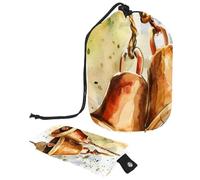 Varie stelle scintille e fiocchi di neve 1 borsa cosmetica con mini sacchetto con cerniera borsa da toilette da viaggio per le donne con coulisse organizer per trucco borsa impermeabile portatile,