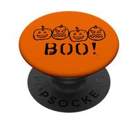 Varie zucche intagliate con smorfia - Halloween PopSockets PopGrip Adesivo