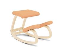 Varier Variable Balans Sedia Ergonomica Legno Naturale/Pesca Movimento Naturale Postura Ufficio Casa Studio 10 Anni Garanzia Qualita