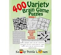 Kooky Puzzle Lovers Variety Puzzle Book, 400 Puzzles, Volume 1 (Tascabile)