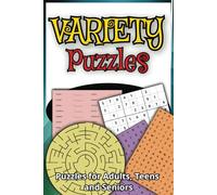 Variety Puzzles: 5 Puzzles in 1 Book I Easy to Read Print I Gifts for Family and Friends