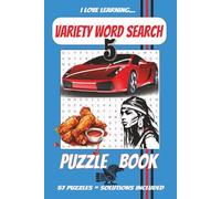 Variety Word Search 5 Puzzle Book: Easy to Read Print About Various Topics | 6 x 9 inches | 117 pages | 57 Puzzles | Solutions Included