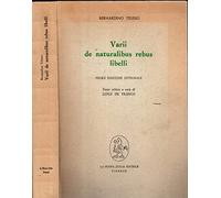 Varii de naturalibus rebus libelli