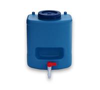 Varile 15L Distributore d'acqua con vassoio per sapone integrato per campeggio e garage Blu