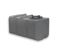 Varile 400L Serbatoio per Acqua Potabile | Senza BPA | Filettatura in Ottone 3/4" Integrata | Prodotto nell'UE | Adatto per Alimenti (Grigio)
