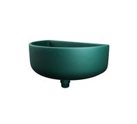 Varile Bacino di scarico multifunzionale in plastica verde con attacco combinato per giardino, campeggio e camper - Include filtro per capelli, accessori e design robusto (Verde)