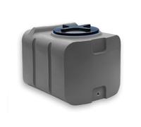 Varile - Cisterna per acqua potabile, 200 L, senza BPA, filettatura in ottone integrata da 3/4" (1,9 cm), prodotto in EU, per uso alimentare (grigio)