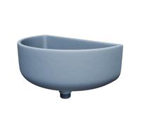 Varile Lavandino multifunzionale in plastica grigio con collegamento combinato per giardino, campeggio e camper - Include filtro per capelli, accessori e design robusto (Grigio)