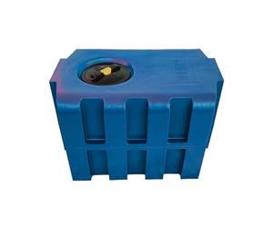 Varile Serbatoio acqua potabile da 220 l, colore blu, resistente al trasporto, adatto per alimenti, per barca, camper e rimorchi (blu)