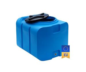 Varile Serbatoio per acqua potabile 200L Blu | Senza BPA | Filettatura in ottone 3/4" integrata | Made in EU | Sicuro per gli alimenti
